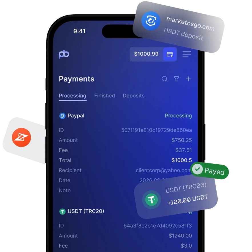 PayBridge payments dashboard